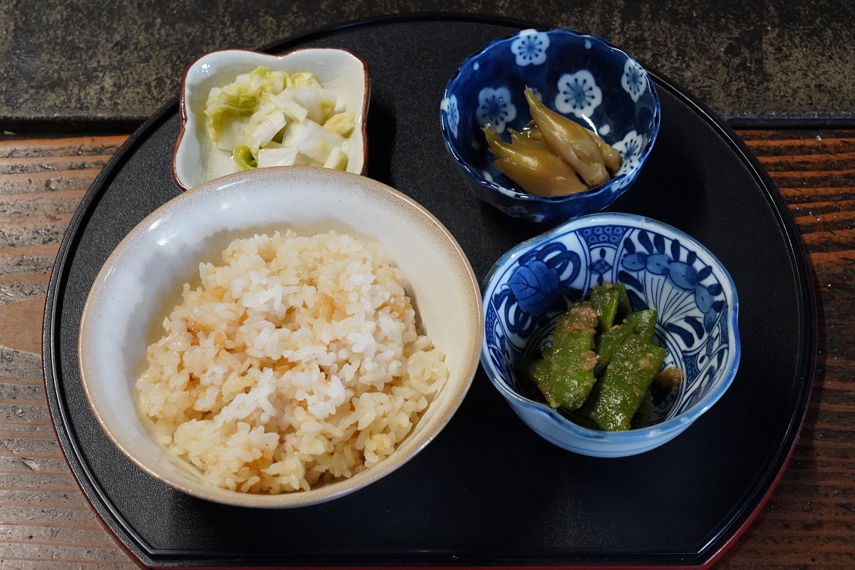 いわなの炊き込みご飯の画像